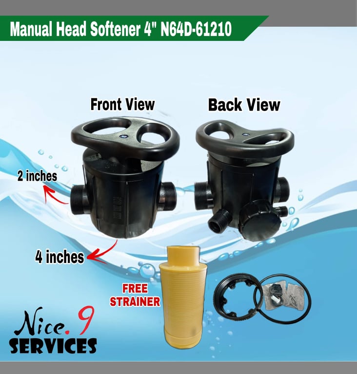 N64D Manual Multiport Softener Control Valves